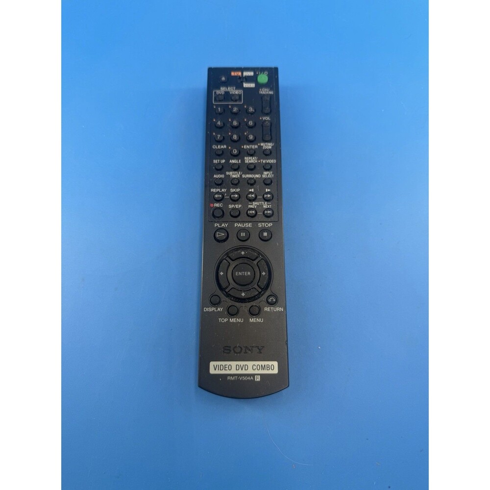 Genuine Sony RMT-V504A OEM Remote for SLV-D380P SLV-D281P DVD VCR Combo